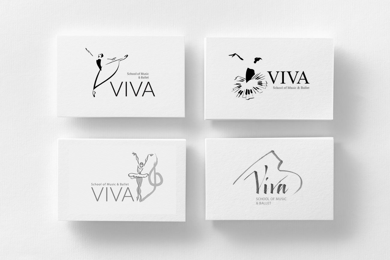 Дизайн на лого за Viva school of music and ballet