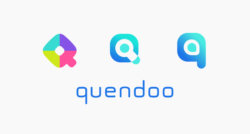 Варианти за лого на Quendoo - уеб базирани софтуерни решения за хотели и ваканционни имоти
